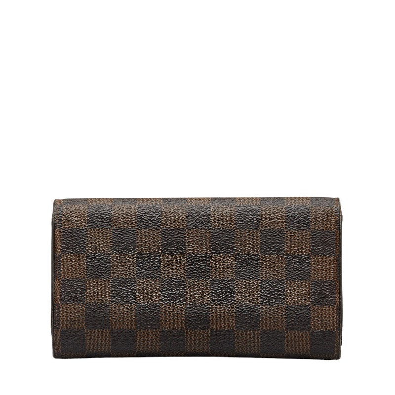 Louis vuitton Damière N61217 Long Wallet PVC/Leather Evan Brown Ladies, Paris