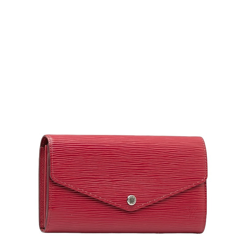 Louis Vuitton Epic Portfolio Sarah Long Wallet M60580 Fushai Pink Leather Louis Vuitton