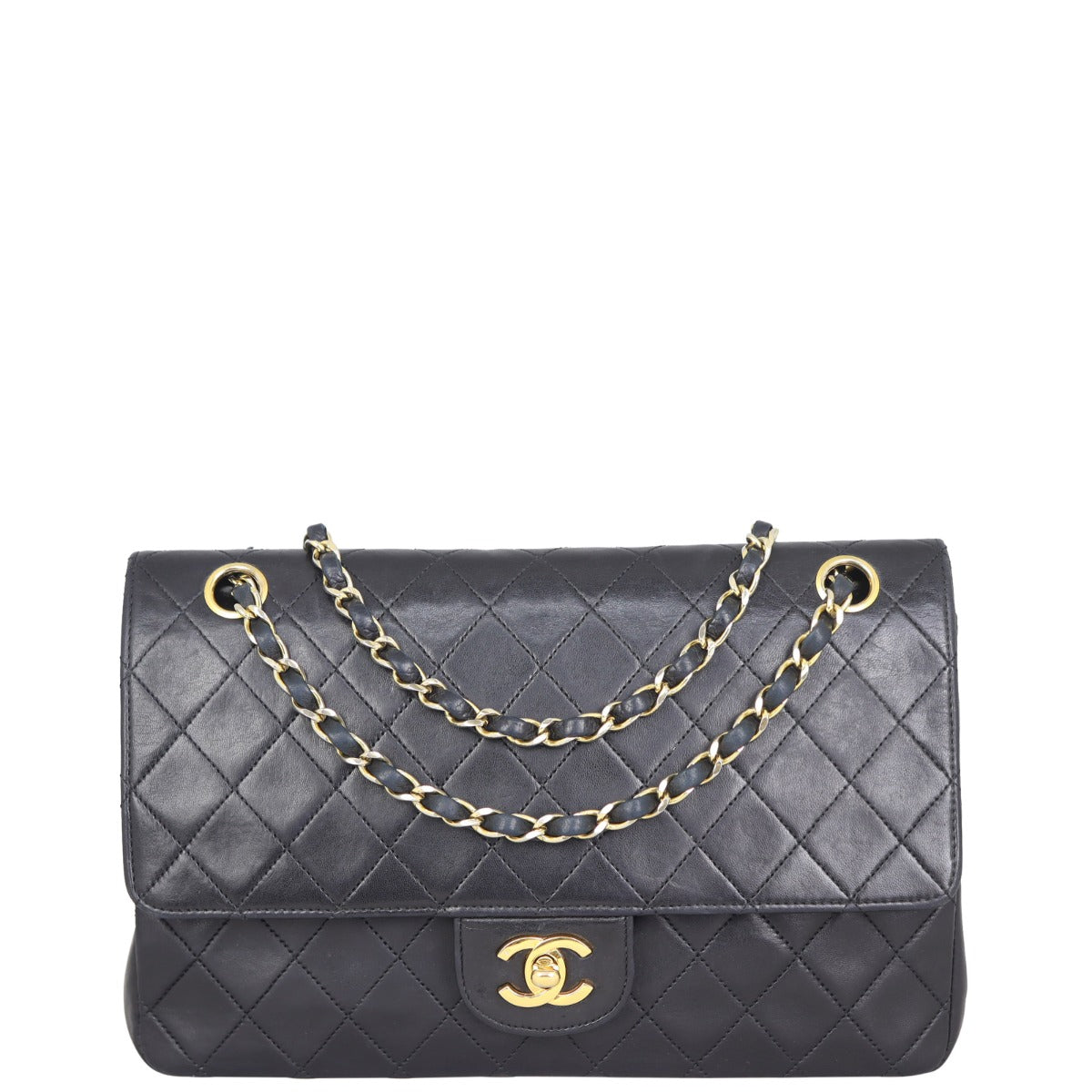 Chanel Classic Double Flap Medium | Vintage Black Quilted Lambskin