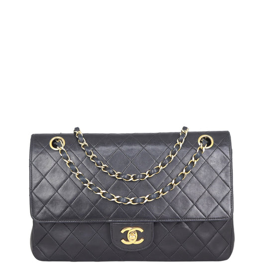 Chanel Classic Double Flap Medium | Vintage Black Quilted Lambskin