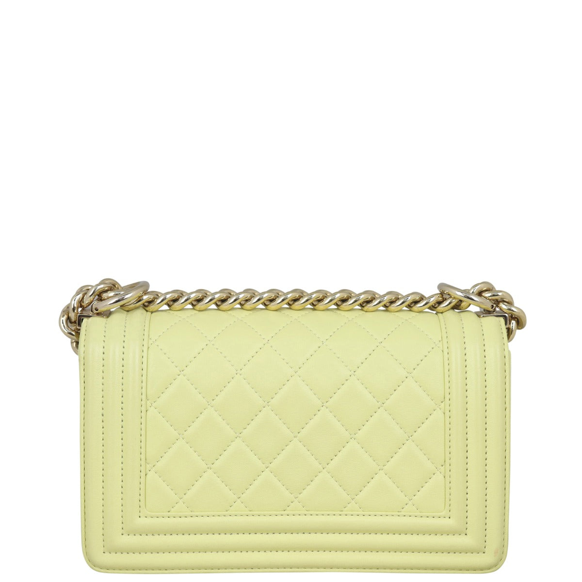 Chanel Boy Small | Pale yellow