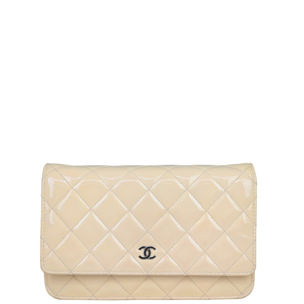 Chanel Classic Wallet on Chain Patent | Shell Pink