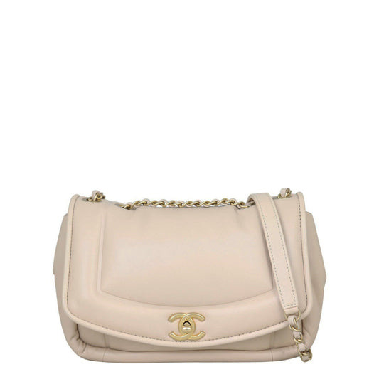 Chanel Vintage Puffy Flap Bag Medium | Beige