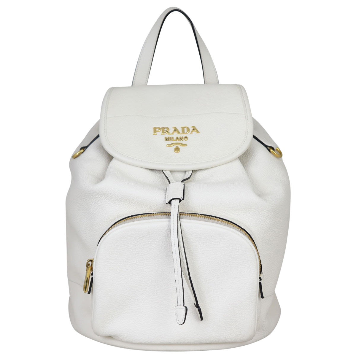 Prada Vitello Daino Convertible Strap Backpack