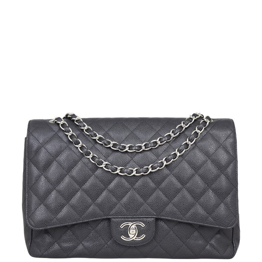 Chanel Classic Double Flap Maxi | Black SHW