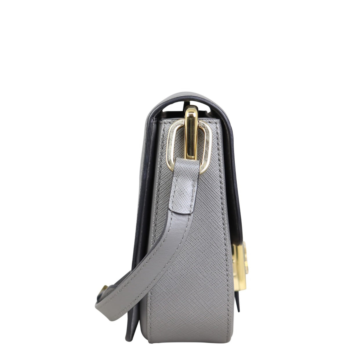 Prada Saffiano Embleme Shoulder Bag