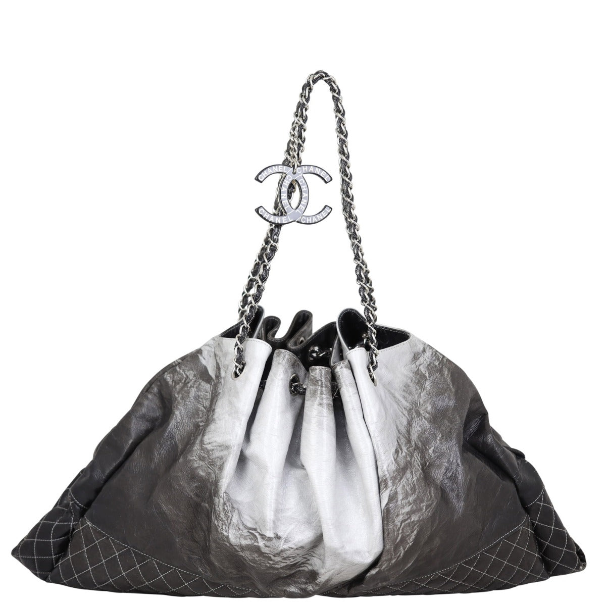 Chanel Melrose Degrade Cabas Tote Patent