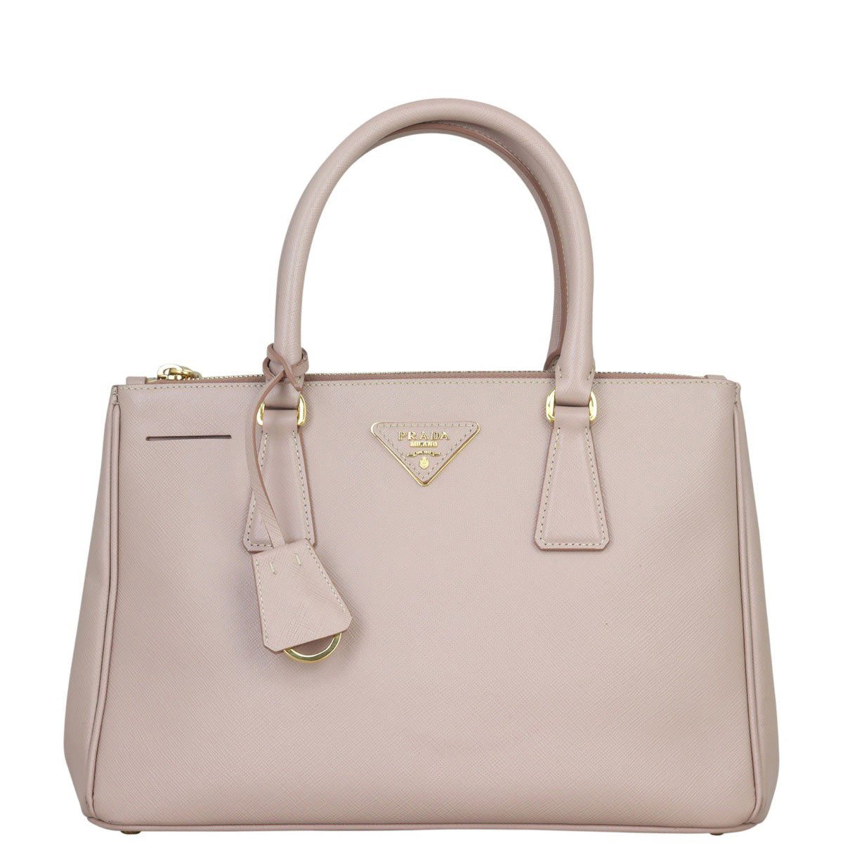 Prada Saffiano Lux Galleria Double Zip Tote Small