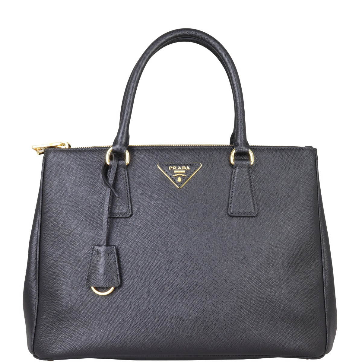 Prada Saffiano Lux Galleria Double Zip Tote Medium
