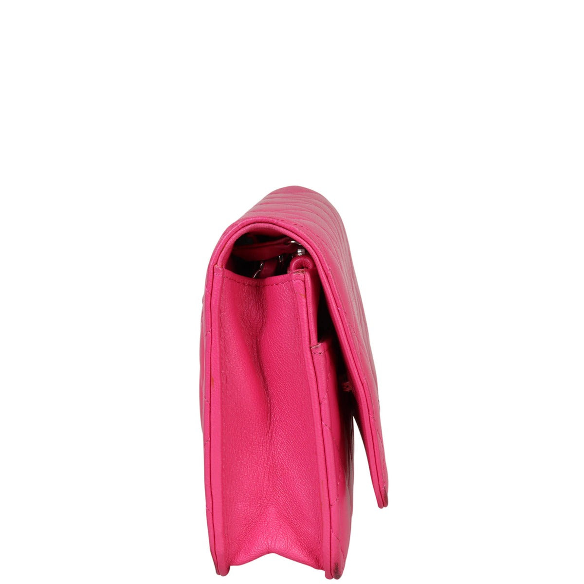 Chanel Classic Wallet on Chain | Hot Pink