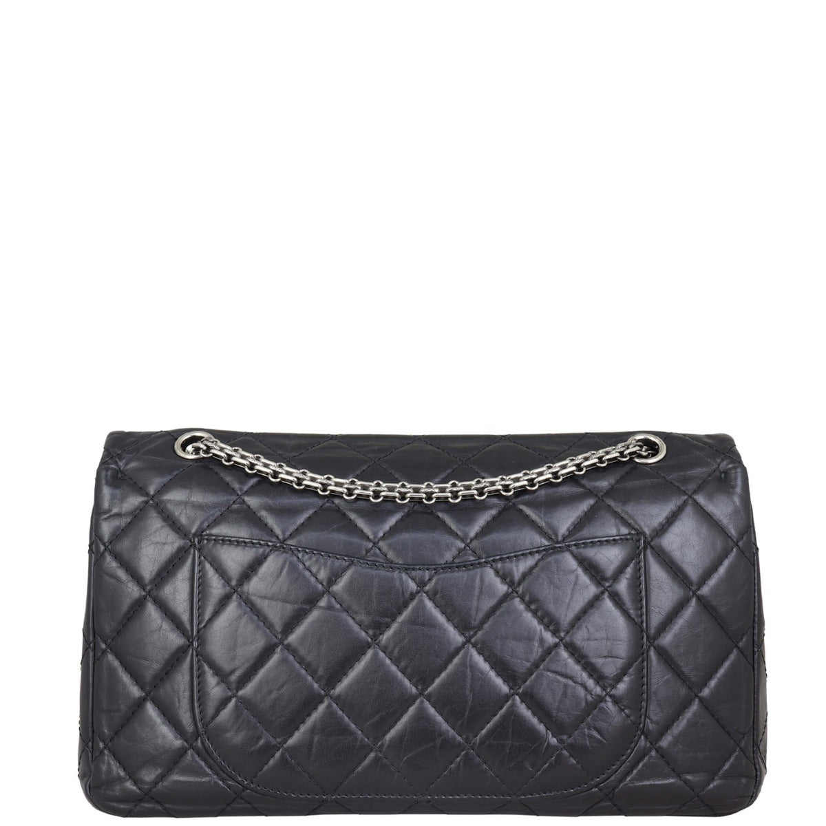 Chanel 2.55 Reissue 227 Double Flap Bag | Silver Hardware