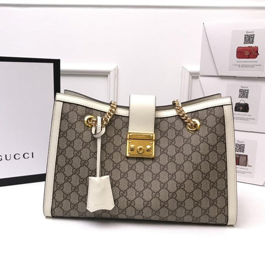Gucci Padlock Leather Chain Shoulder Bag Style 9