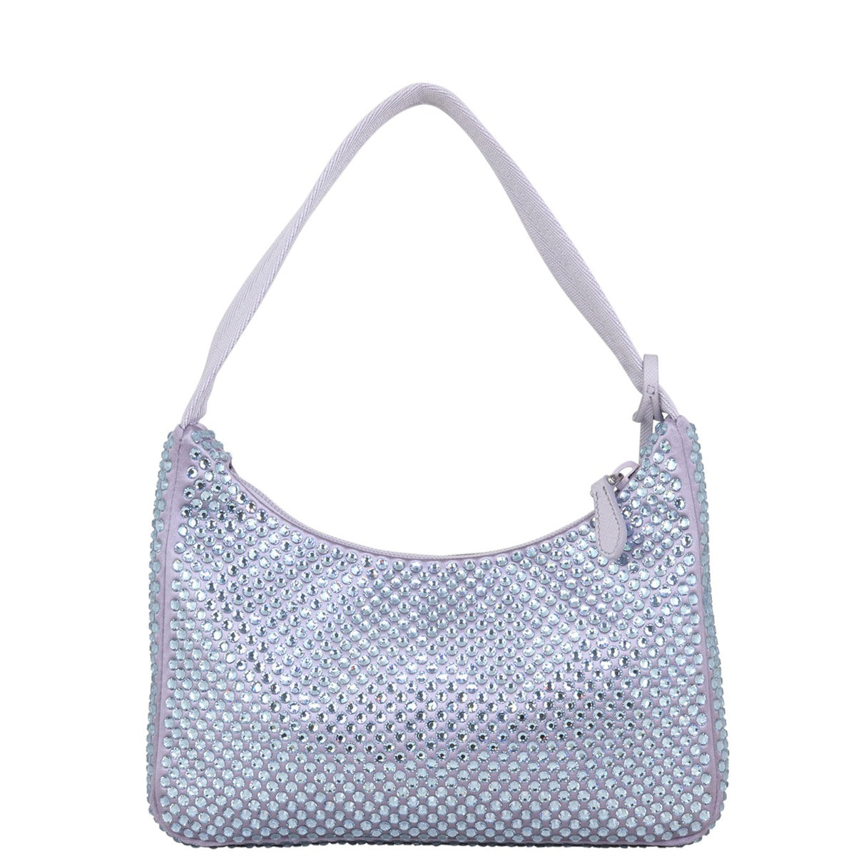 Prada Re-Edition 2000 Satin Crystal Mini Bag