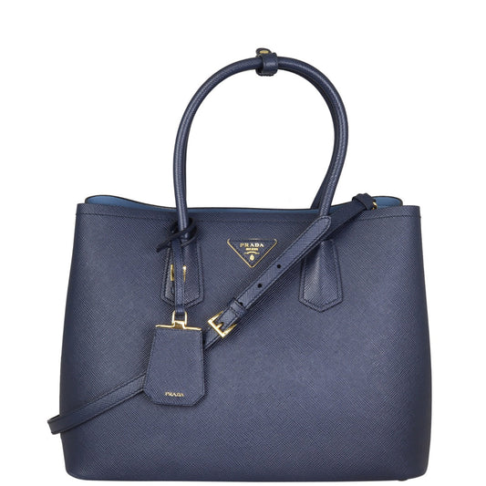 Prada Saffiano Cuir Double Bag Large