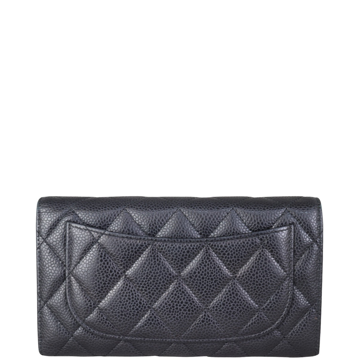 Chanel Classic Flap Long Wallet | Silver Tone Hardware