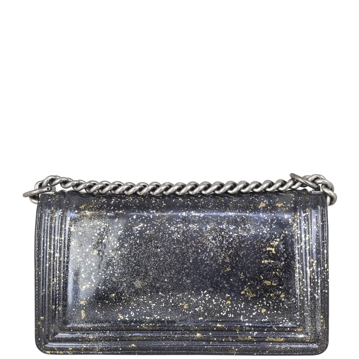 Chanel Boy Old Medium Crystal Glitter