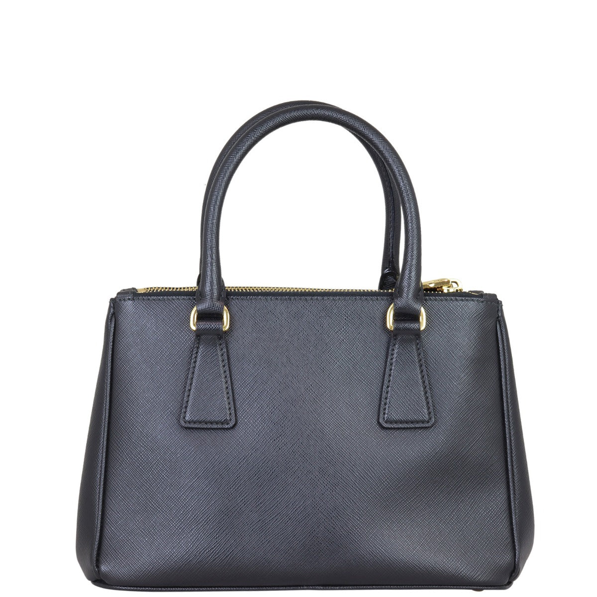 Prada Saffiano Lux Galleria Double Zip Tote Mini