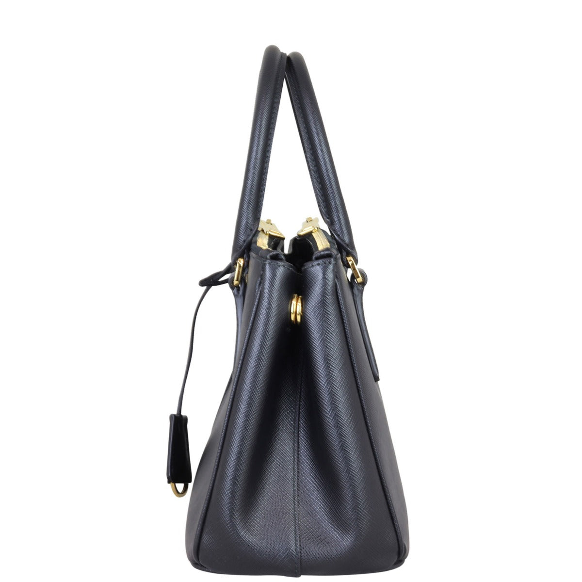 Prada Saffiano Lux Galleria Double Zip Tote Mini