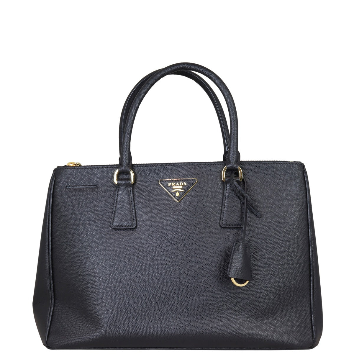 Prada Saffiano Lux Galleria Double Zip Tote Medium