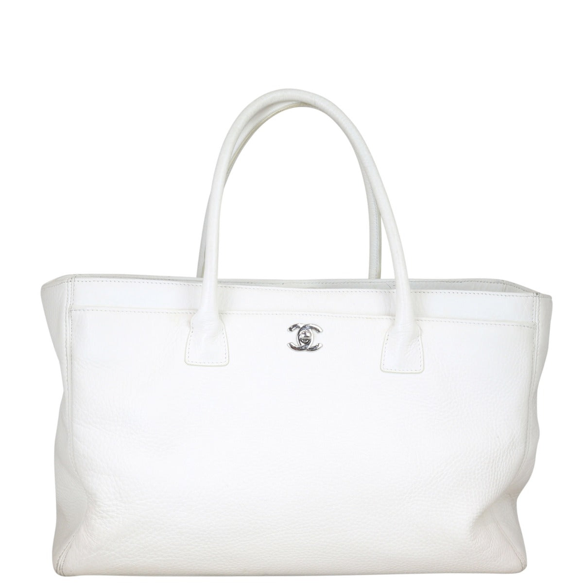 Chanel Cerf Tote Large | White