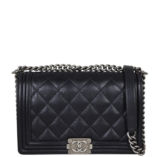Chanel Boy Double Stitch New Medium