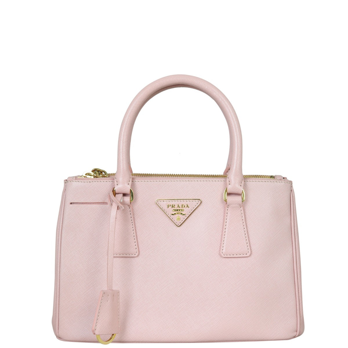 Prada Saffiano Lux Galleria Double Zip Tote Mini