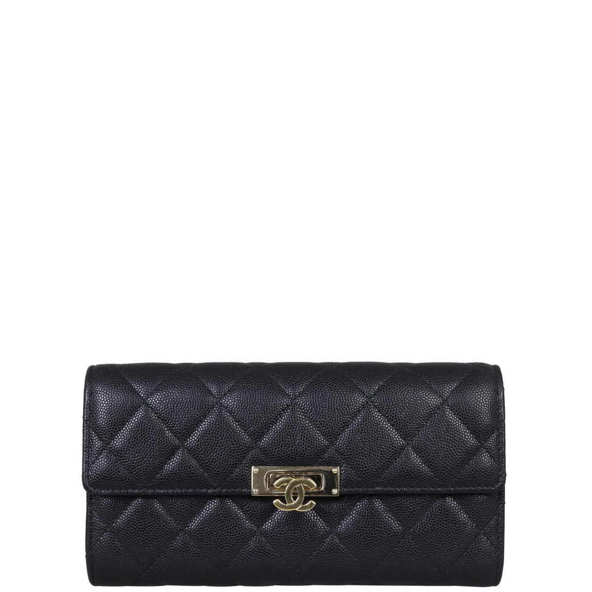 Chanel CC Golden Class Long Wallet