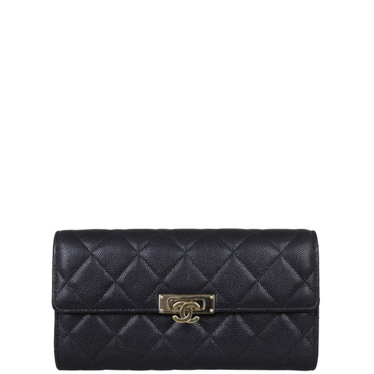Chanel CC Golden Class Long Wallet