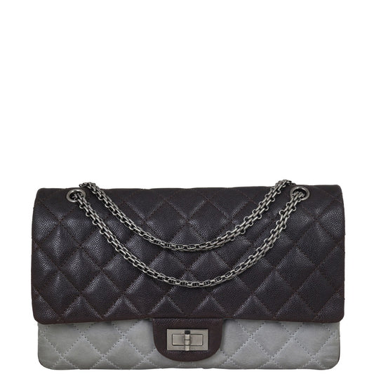 Chanel 2.55 Reissue 227 Double Flap Bag | Caviar 14 Series