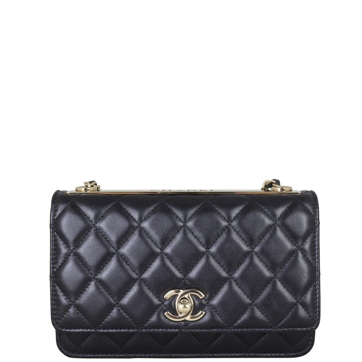 Chanel CC Trendy Wallet on Chain | Black