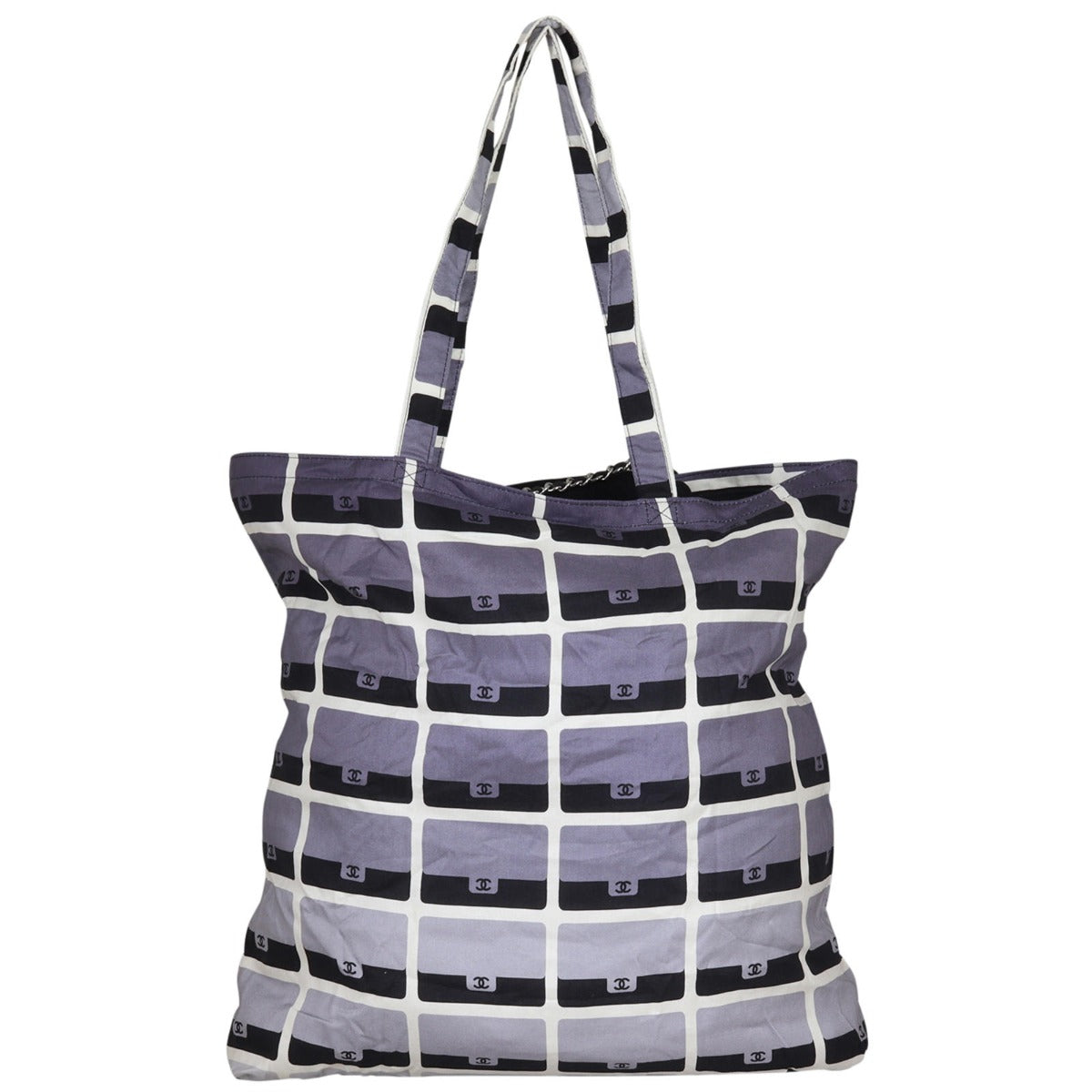 Chanel Fabric Tote with Chain Pouch