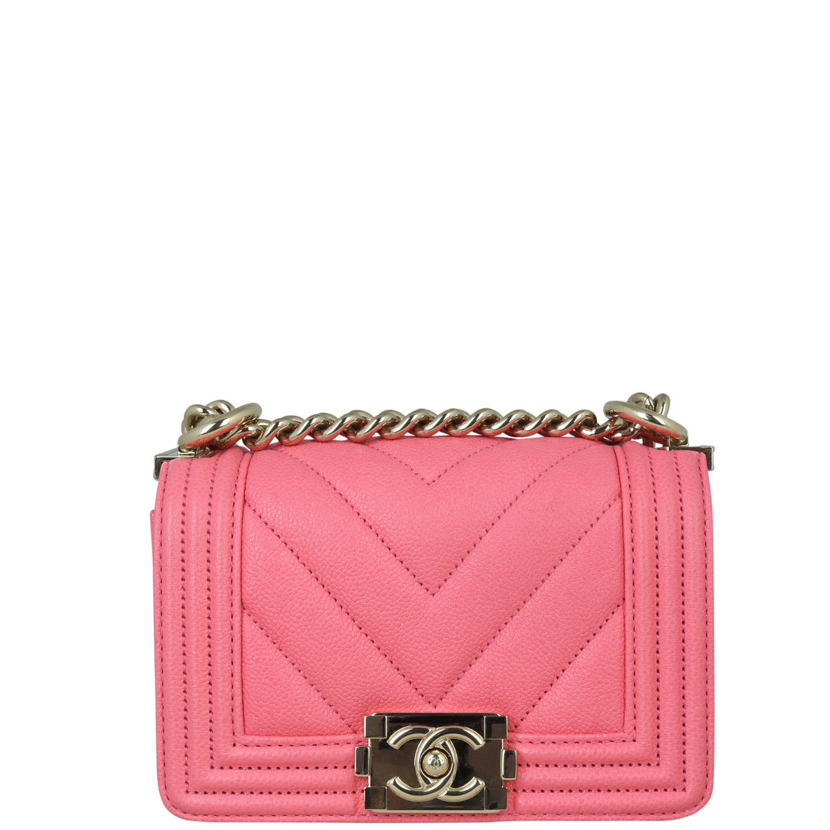Chanel Boy Chevron Mini