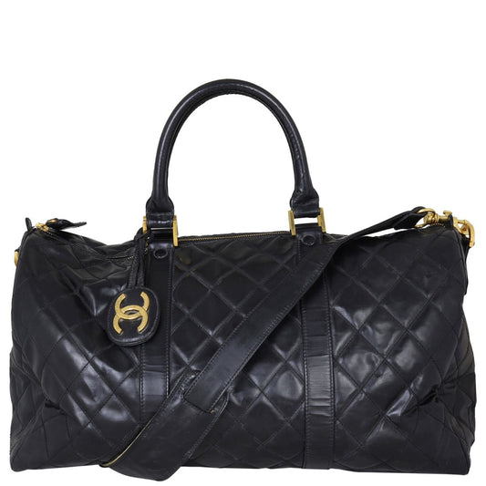 Chanel Vintage Quilted Duffle Bag