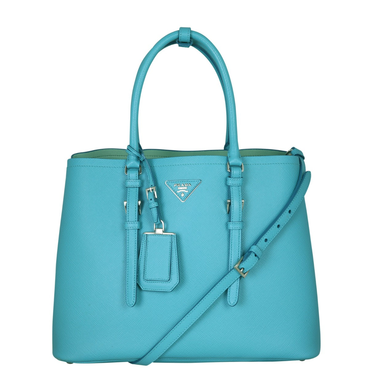 Prada Saffiano Cuir Double Bag Large
