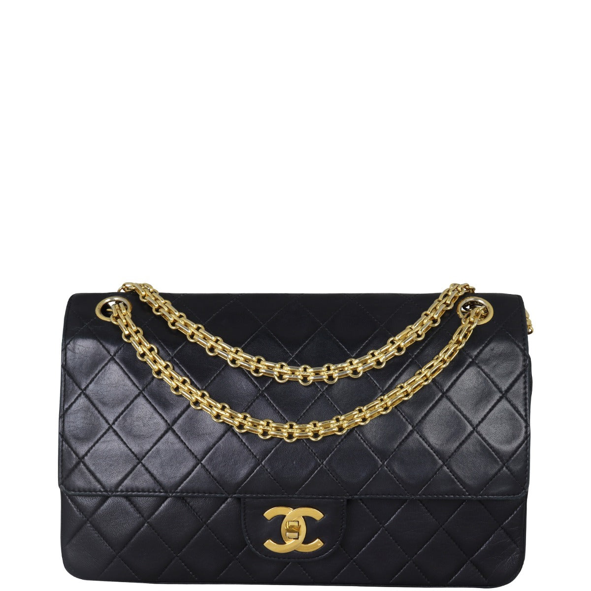 Chanel Classic Double Flap Medium | Vintage Gold Chain