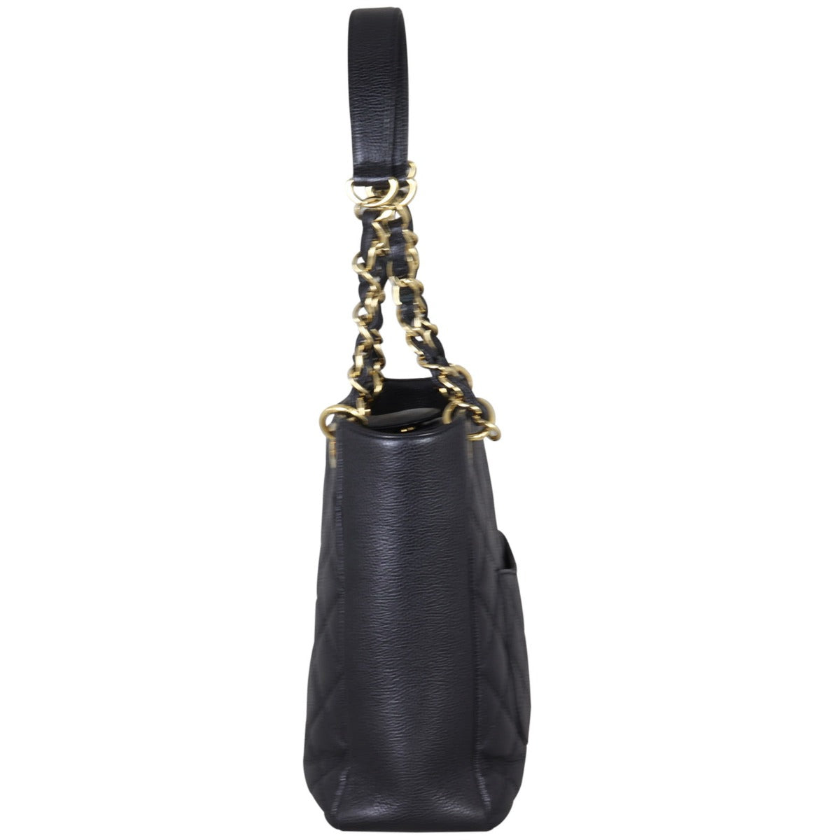 Chanel Petite Shopping Tote | Black Caviar