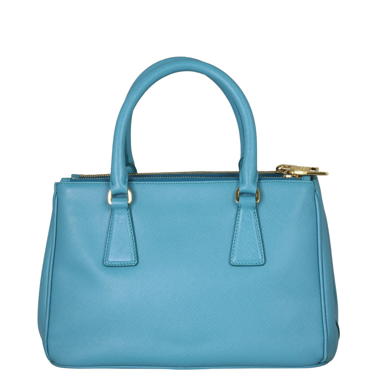 Prada Saffiano Lux Galleria Double Zip Tote Mini