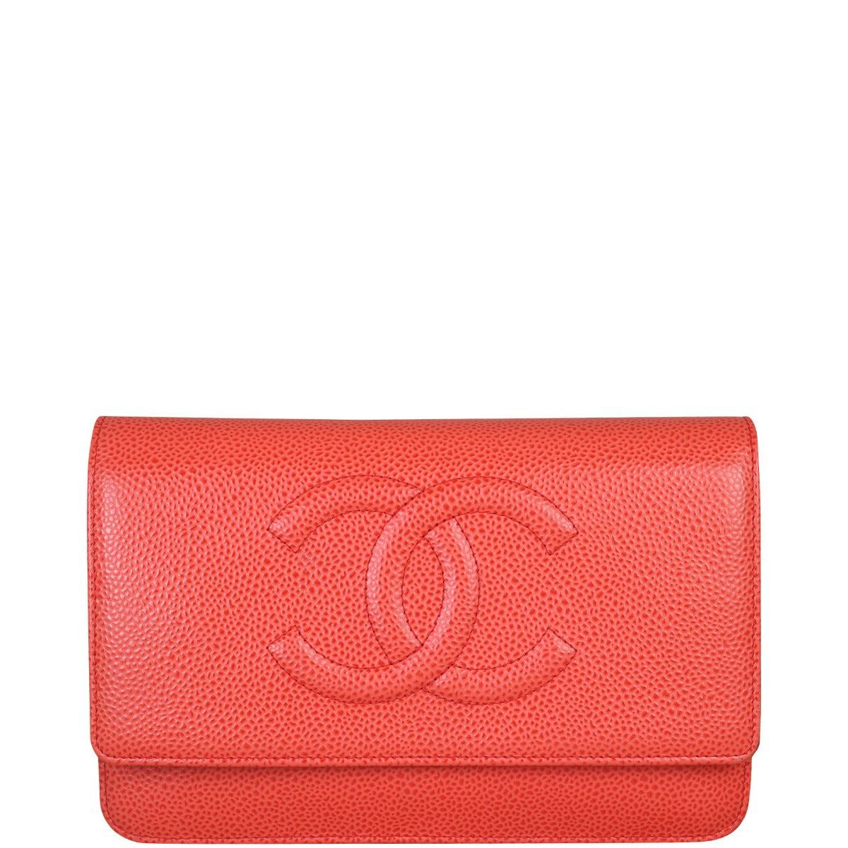 Chanel Timeless Wallet on Chain | Coral
