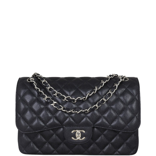 Chanel Classic Double Flap Jumbo | Black Caviar