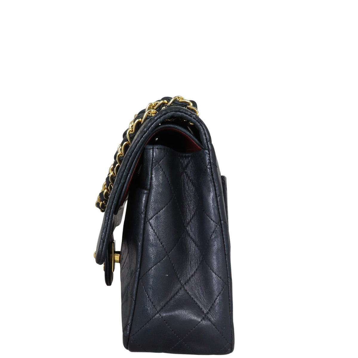 Chanel Classic Double Flap Medium | Black Vintage Lambskin Gold Hardware
