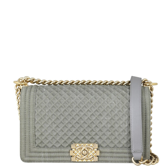 Chanel Boy Old Medium Denim | 23 Series