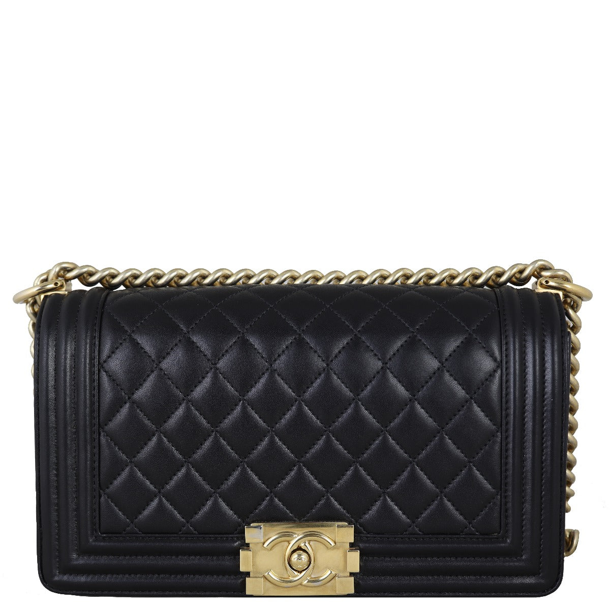 Chanel Boy Old Medium | Gold Hardware 21 Series
