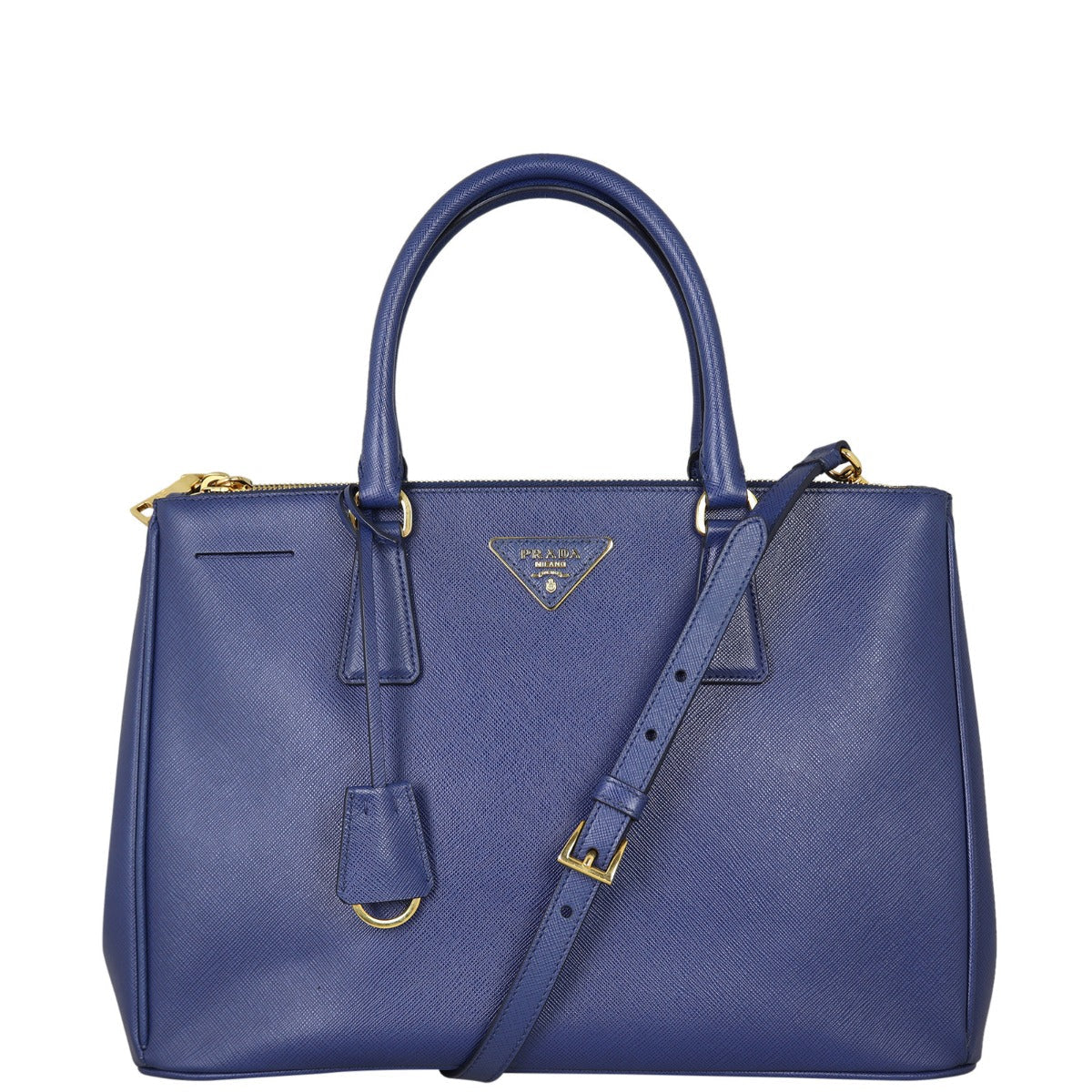 Prada Saffiano Lux Galleria Double Zip Tote Medium