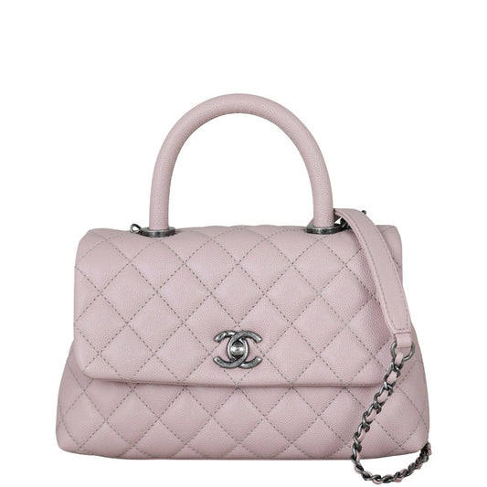Chanel Coco Top Handle Mini Bag | Rose Pink