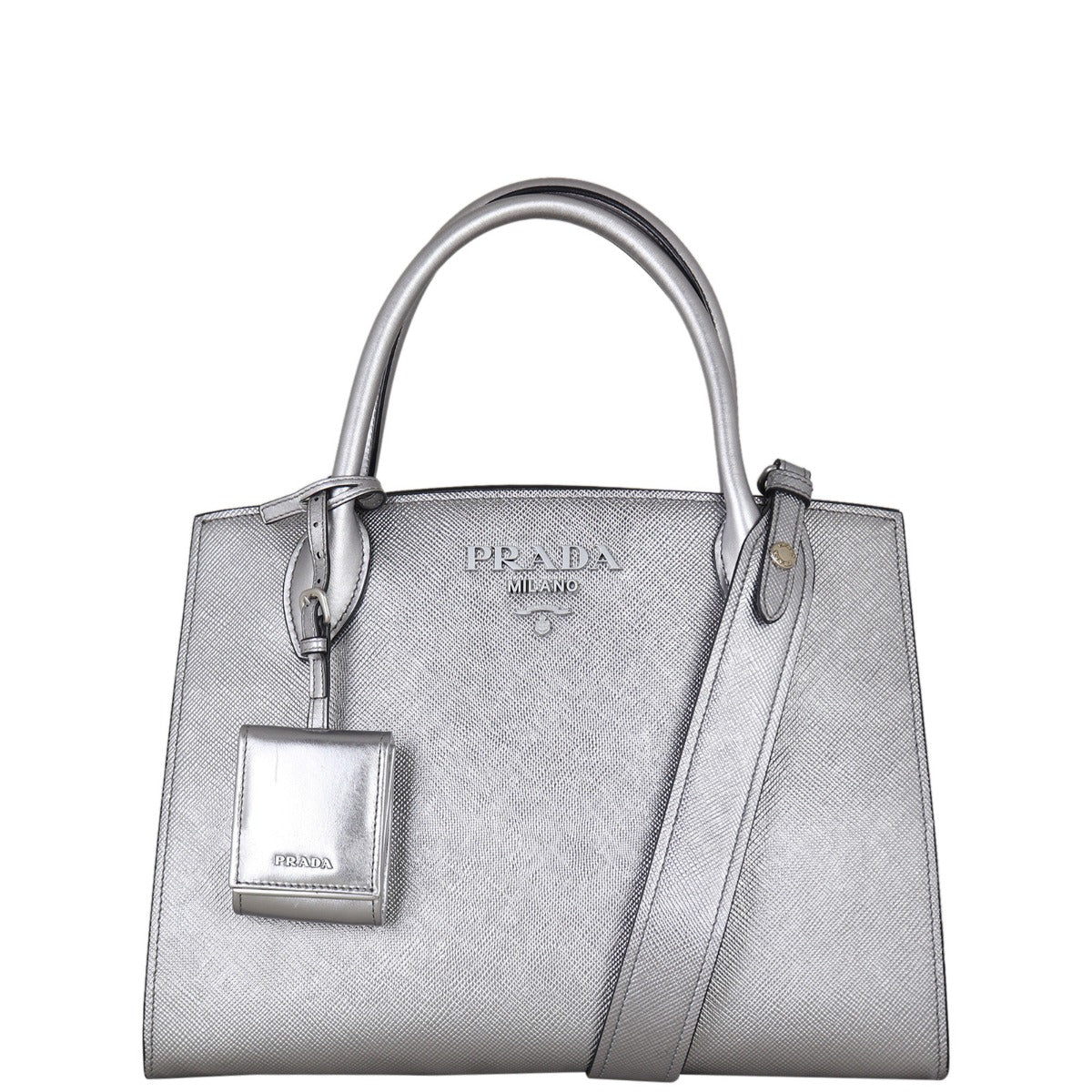 Prada Saffiano Cuir Monochrome Medium Bag
