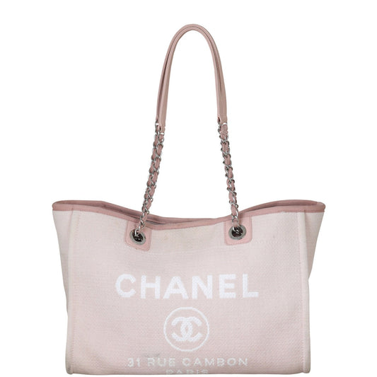 Chanel Deauville Small Tote | Baby Pink