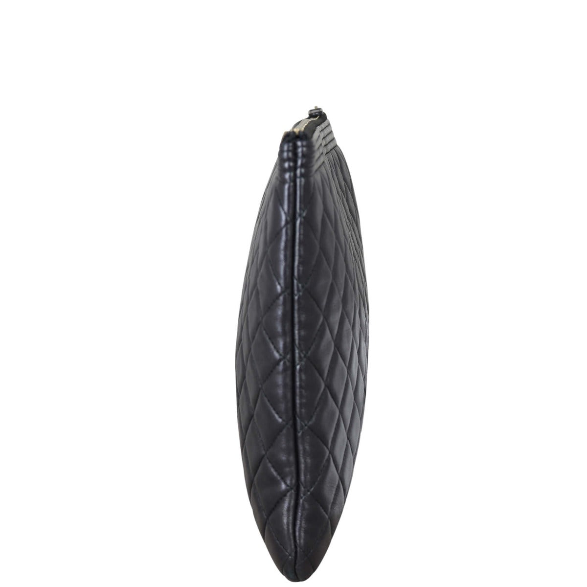 Chanel Boy O-Case Large | Black Lambskin