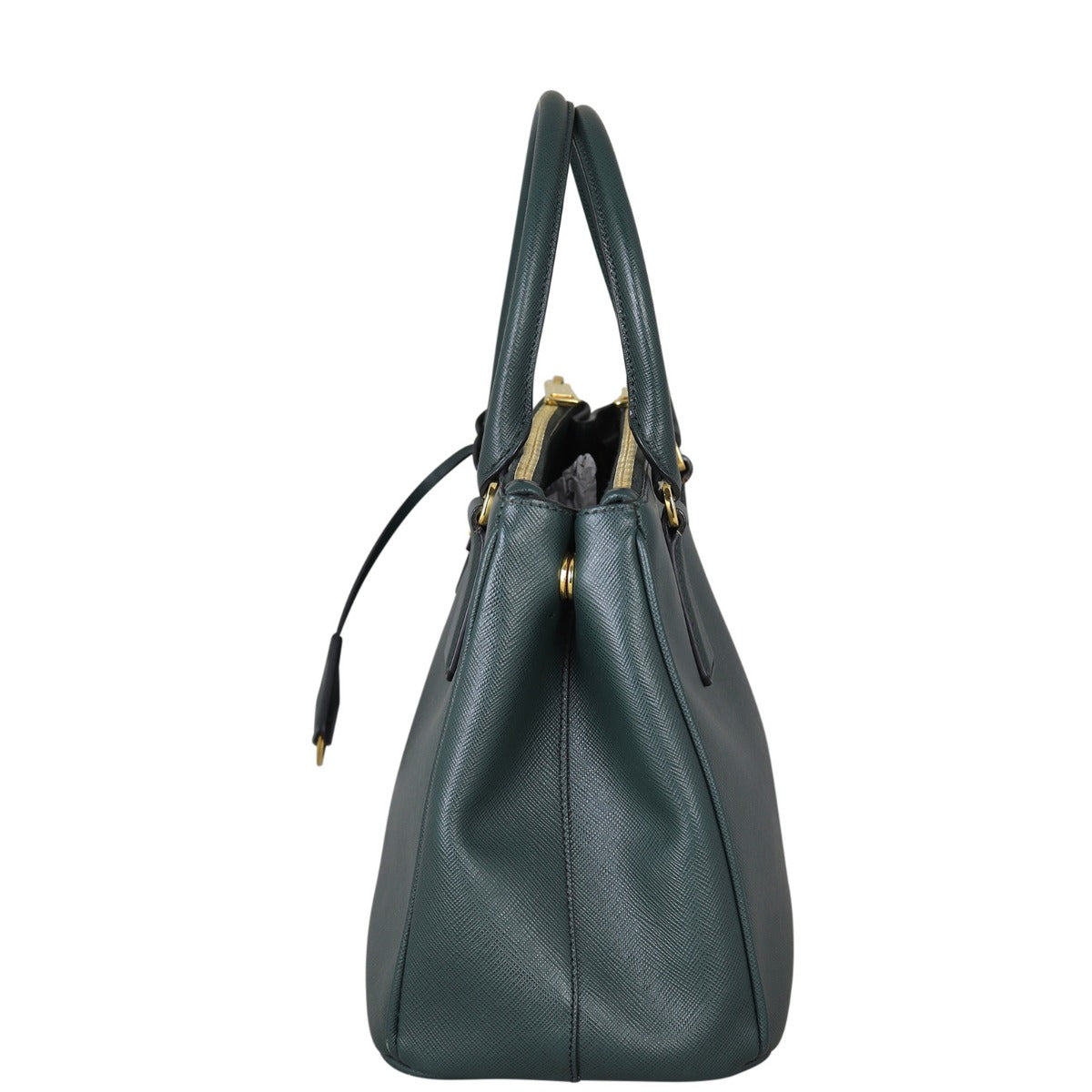 Prada Saffiano Lux Galleria Double Zip Tote Small