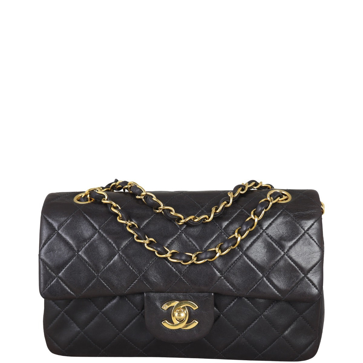 Chanel Classic Double Flap Small | Black Vintage 3 Series