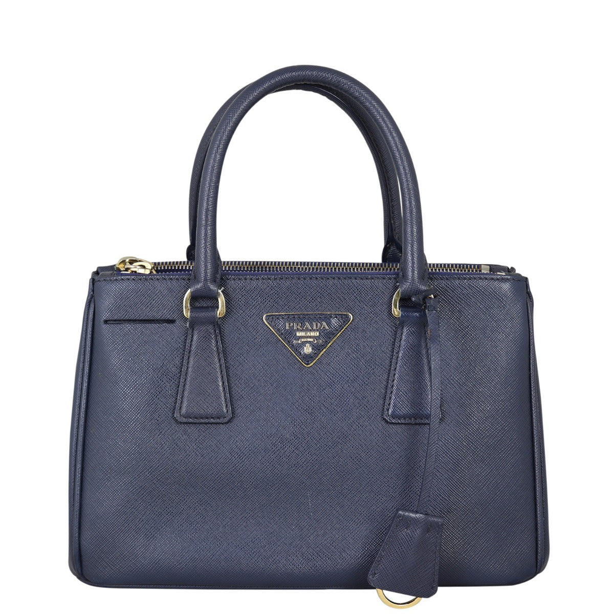 Prada Saffiano Lux Galleria Double Zip Tote Mini
